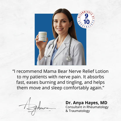 Mama Bear™ Nerve Relief Lotion – Relieve burning, tingling & discomfort in just 15 minutes a day
